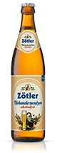 Flasche Zötler Holunderweizen alkoholfrei